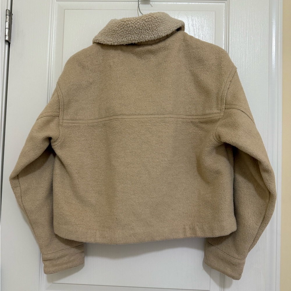 Gianni Bini Cream Fleece Jacket - Picture 2 of 8